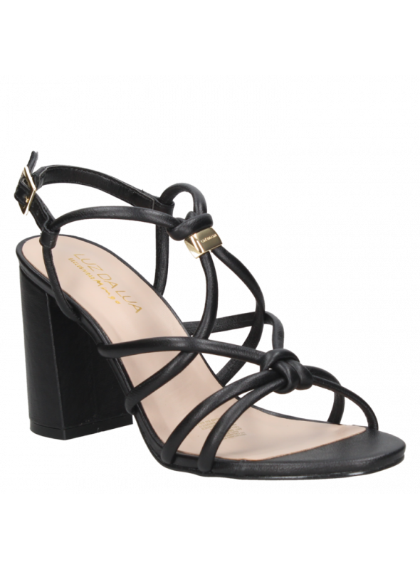 Sandalia Mujer G434 LUZ DA LUA negro